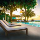 The pool at the Beachfront by the Fives Hotels