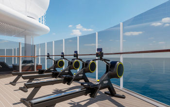 Explora Journeys, Ocean Wellness, concept, open-air, fitness, cruise, equipment, gym, workout, rowing