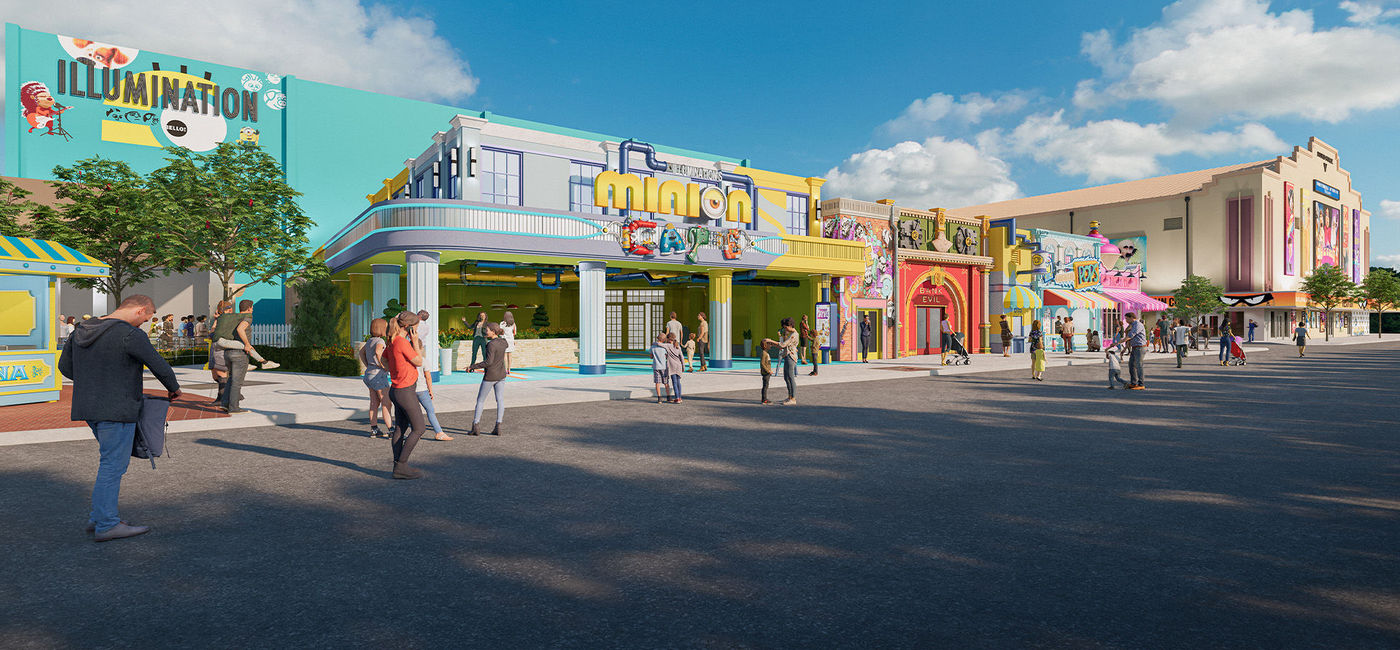 Image: Minion Land on Illumination Ave. (Photo Credit: Universal Orlando Resort)