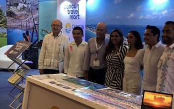 Quintana Roo Governor Mara Lezama at Cancun Travel Mart
