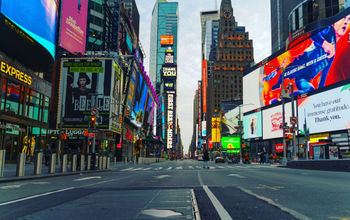 Times Square during the coronavirus pandemic