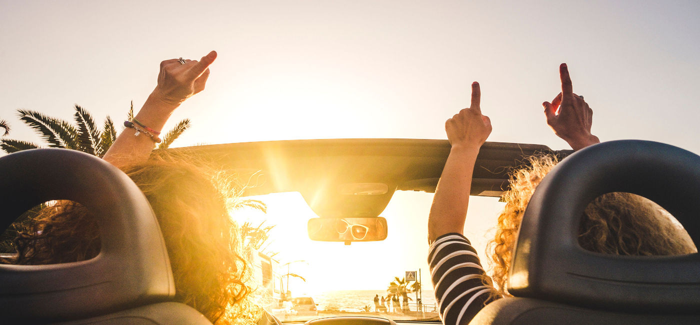 Image: Friends going on a road trip. (Photo via iStock/Getty Images Plus/simonapilolla)