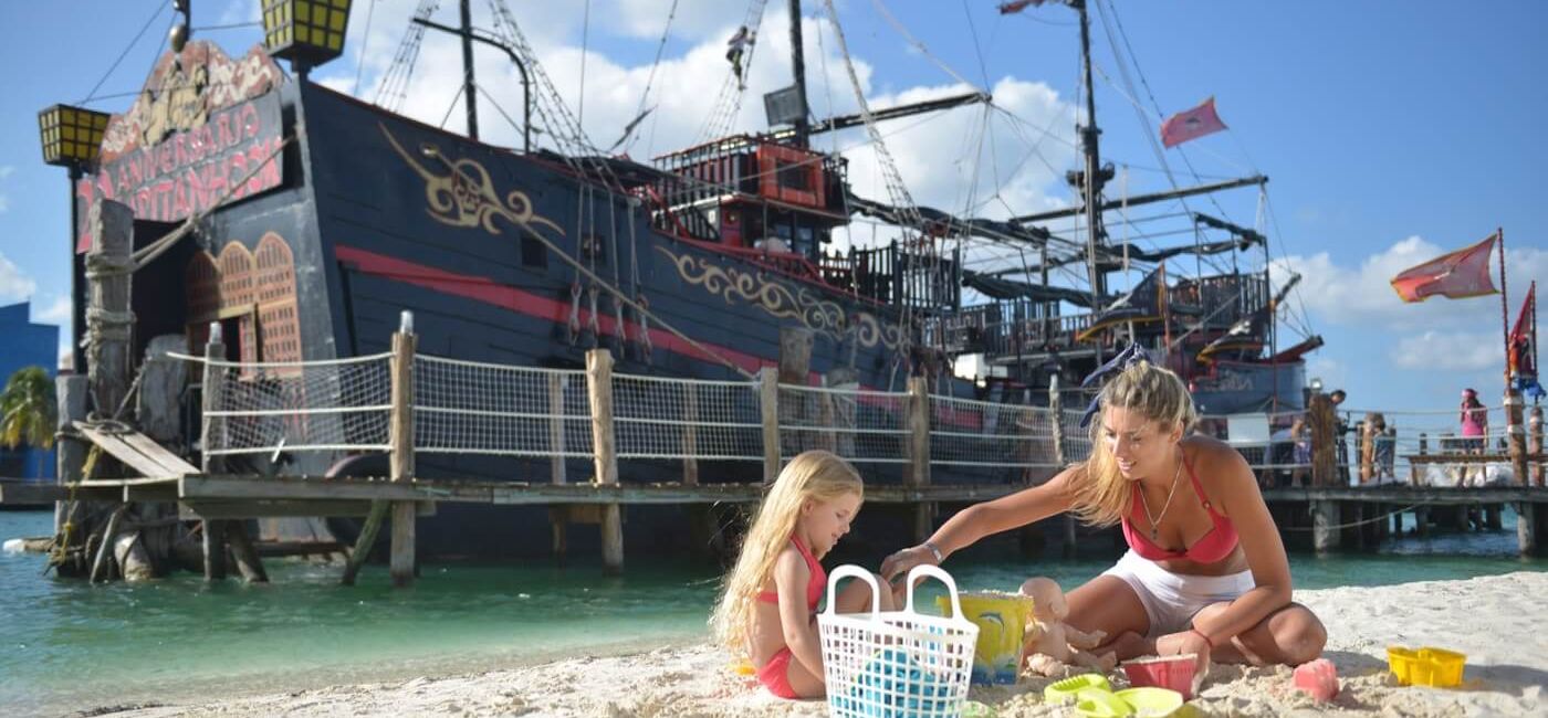 Image: Pirate's Beach, part of the Kiddo Zone at Hotel Oasis Palm, Cancun, Mexico. (photo via Oasis Hotels & Resorts) (Oasis Hotels & Resorts)