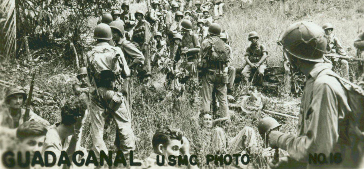 Image: PHOTO: A U.S. Marine Corps archive photo from Guadalcanal (Photo via Flickr/USMC Archive)