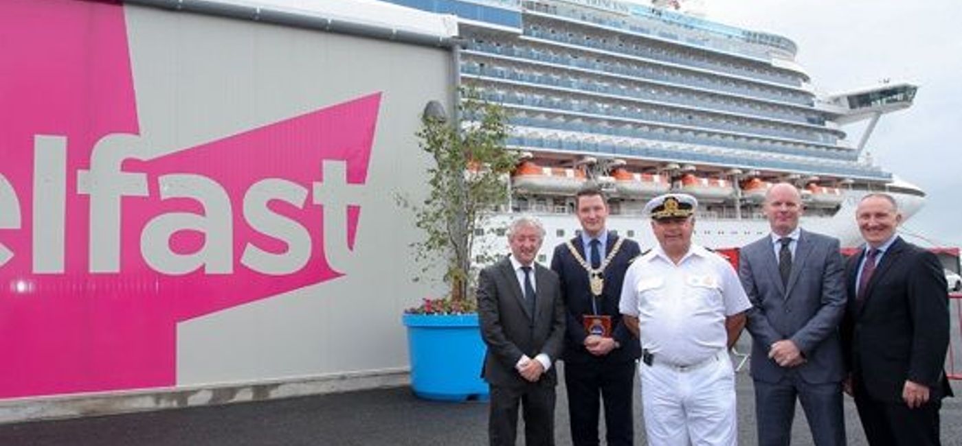 Image: PHOTO: New cruise terminal opens in Belfast Harbour. (photo courtesy of Visit Belfast)