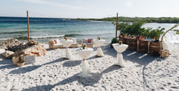 Sandals wedding decor