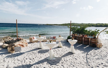 Sandals wedding decor