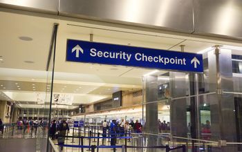 Airport security checkpoint