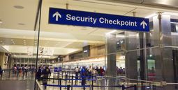 Airport security checkpoint