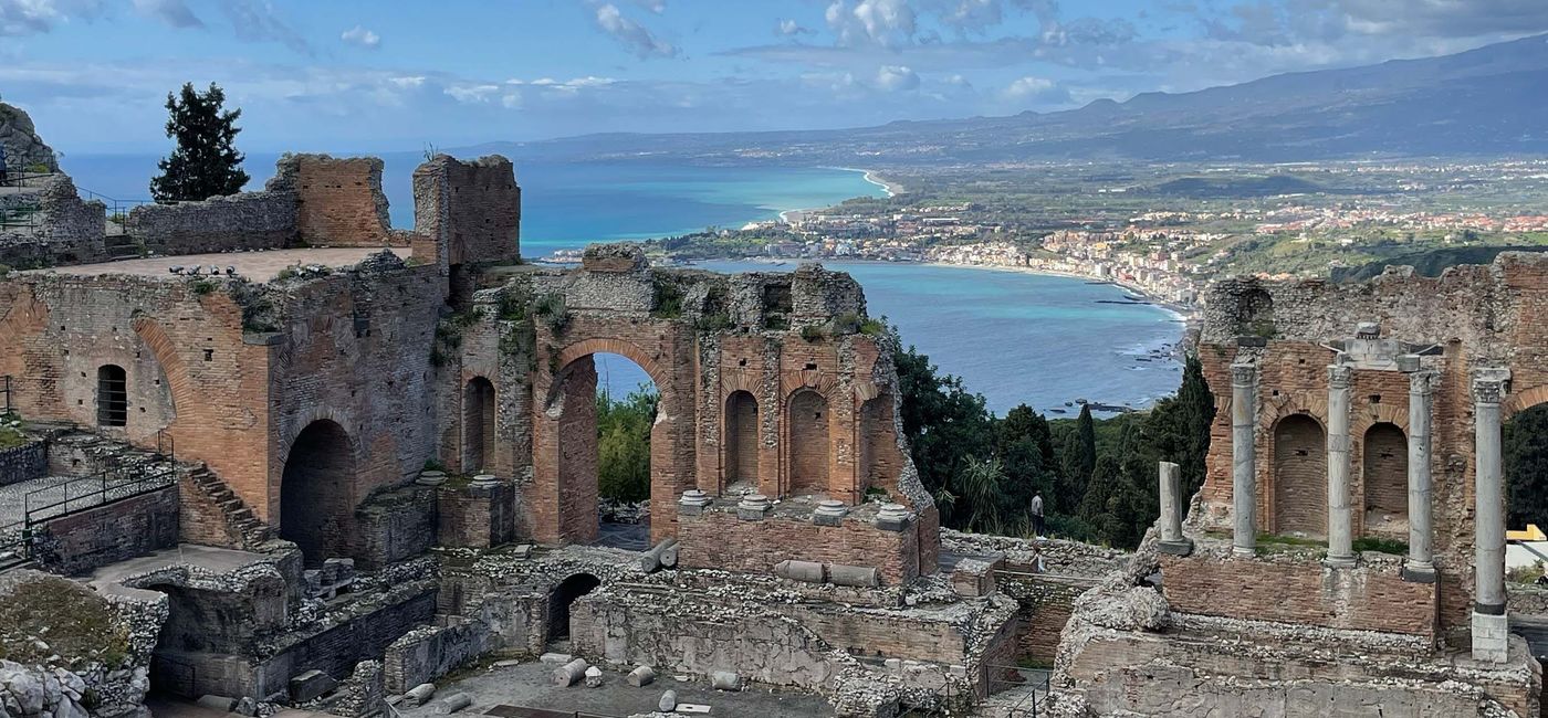 Image: The Teatro Greco in Sicily, one of the many UNESCO World Heritage Sites on the Adventures by Disney Sicily vacation. (photo via Adventures by Disney) ((photo via Adventures by Disney))