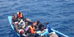 Carnival Spirit rescued 24 people stranded on a small boat in the Caribbean Sea
