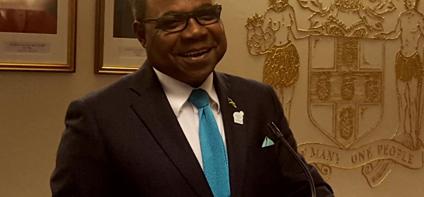 Image: Edmund Bartlett, Jamaica’s tourism minister. (Photo by Brian Major).