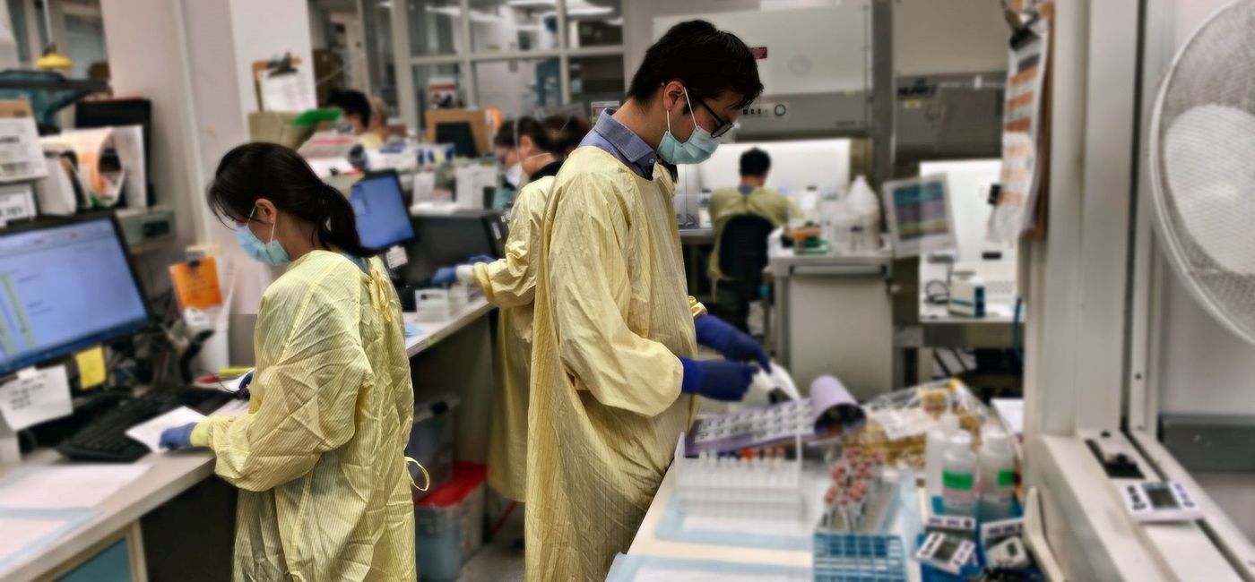 Image: Laboratoire de test COVID-19 (Photo Courtesy WestJet)