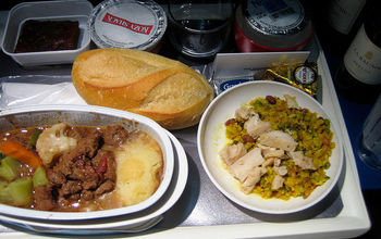 Air France airplane food