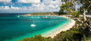 Anguilla, Caribbean, island, coast, boat, harbor, sea