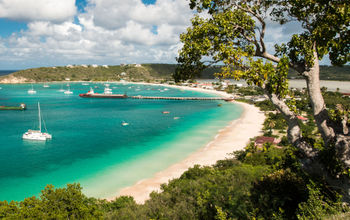 Anguilla, Caribbean, island, coast, boat, harbor, sea