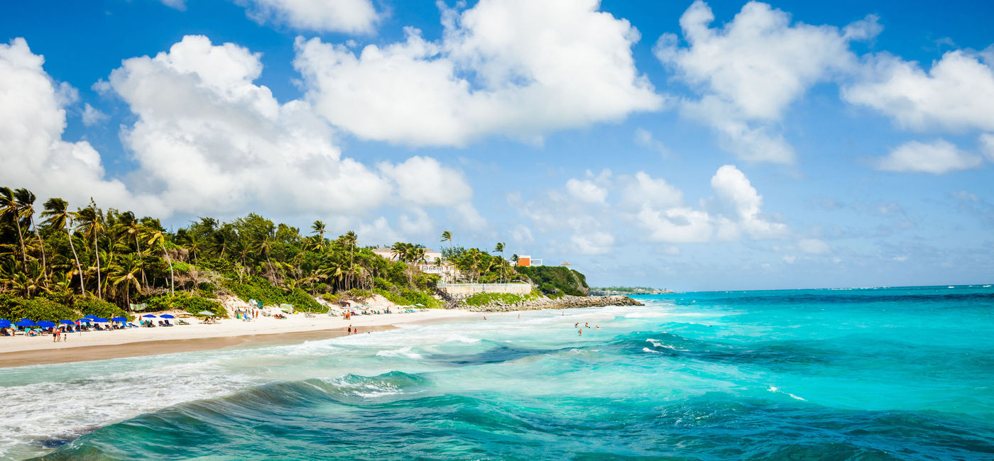 Image: Crane Beach on the south coast of Barbados. (photo via iStock/Getty Images Plus/TommL)