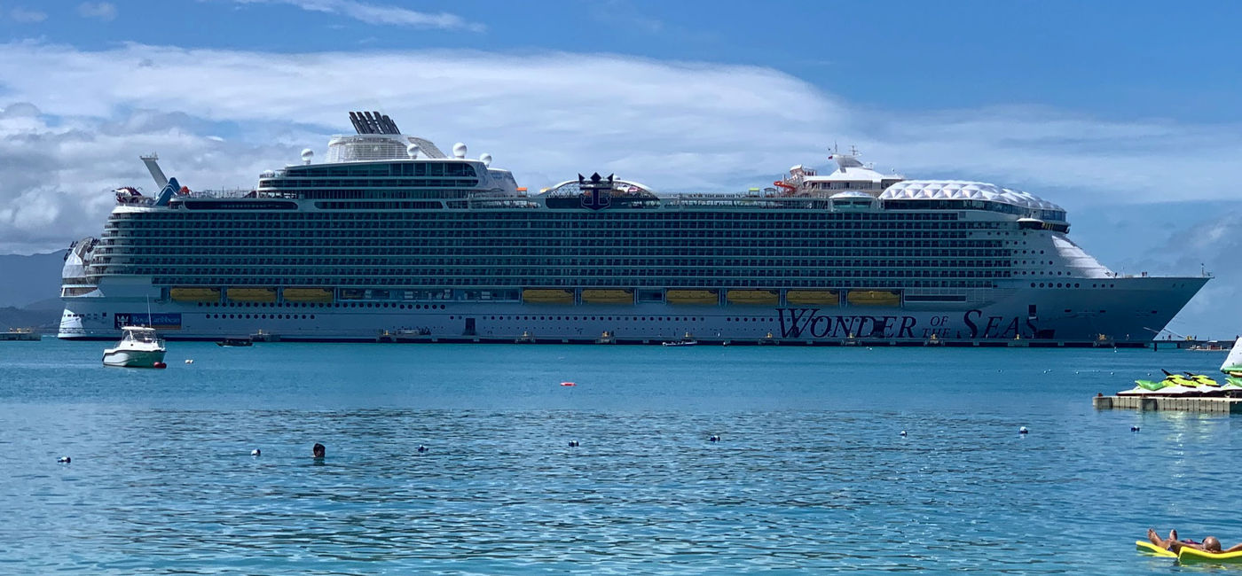 Image: Royal Caribbean's Wonder of the Seas (photo by Taylor Beckett)