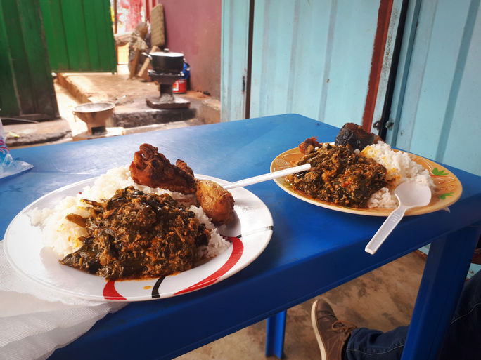 Ghana, accra, street food