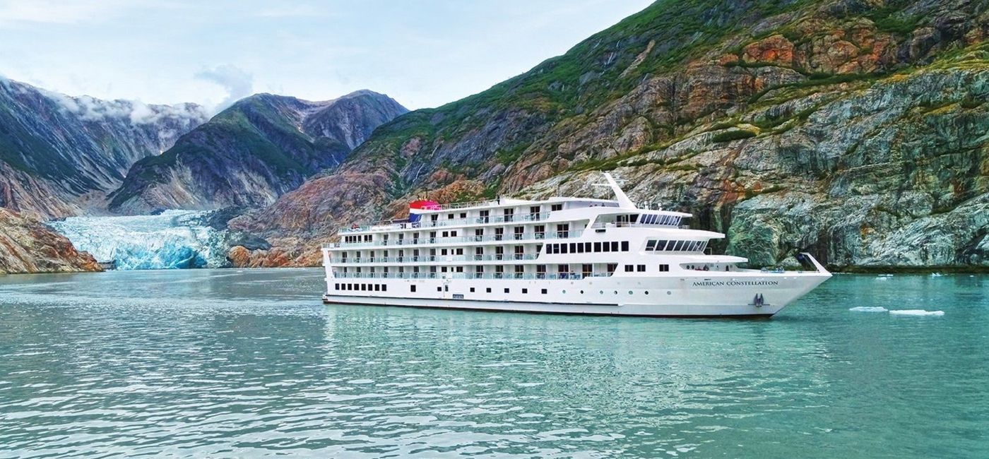 Image: The 175-passenger American Constellation in Alaska. (Photo Credit: American Cruise Lines)