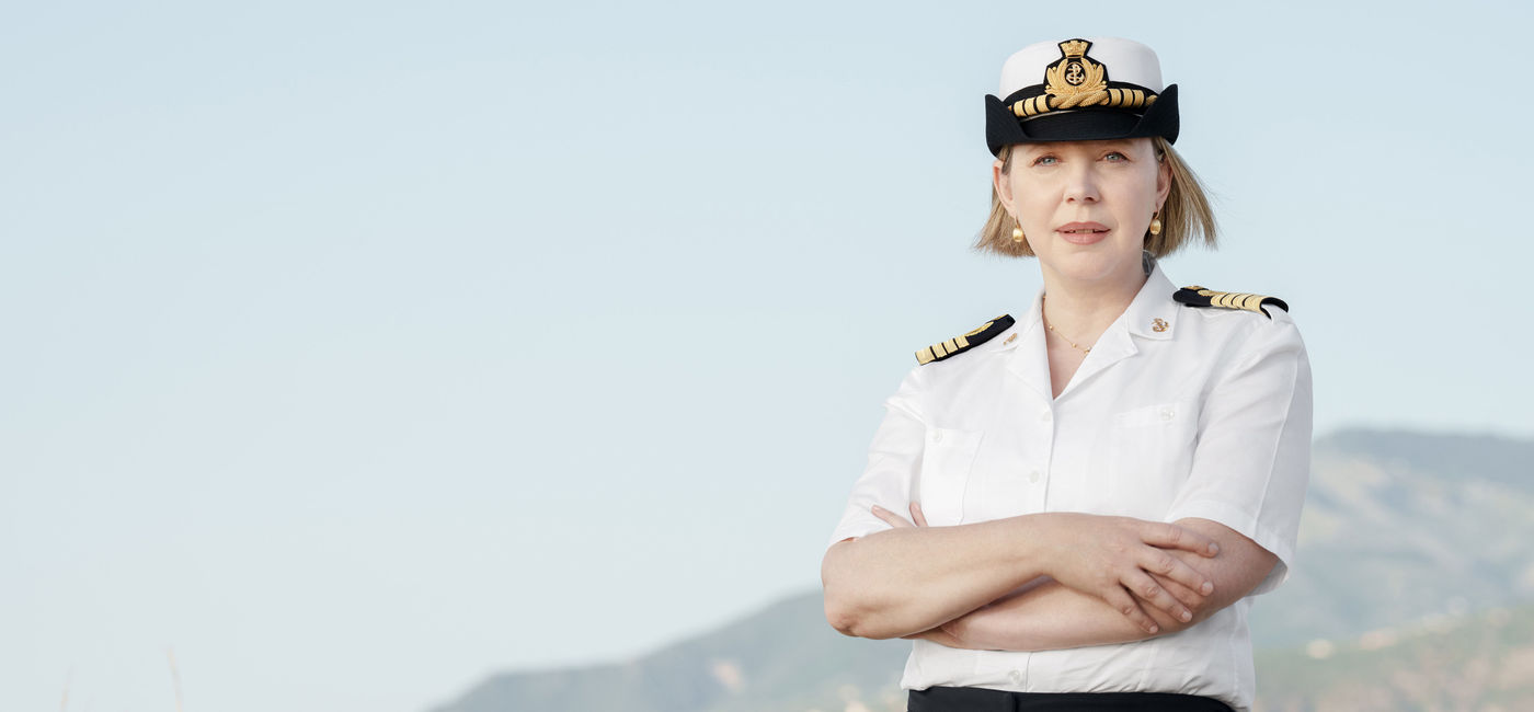 Image: Capt. Serena Melani, Master of Explora I. (Photo courtesy of Explora Journeys) (MSC Cruises Media)