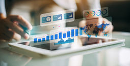 Business performance analytics concept.