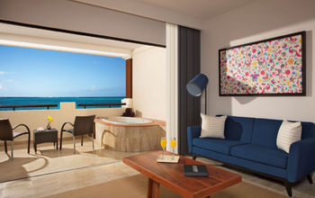 Preferred Club Junior Suite Ocean Front at Now Sapphire Riviera Cancun