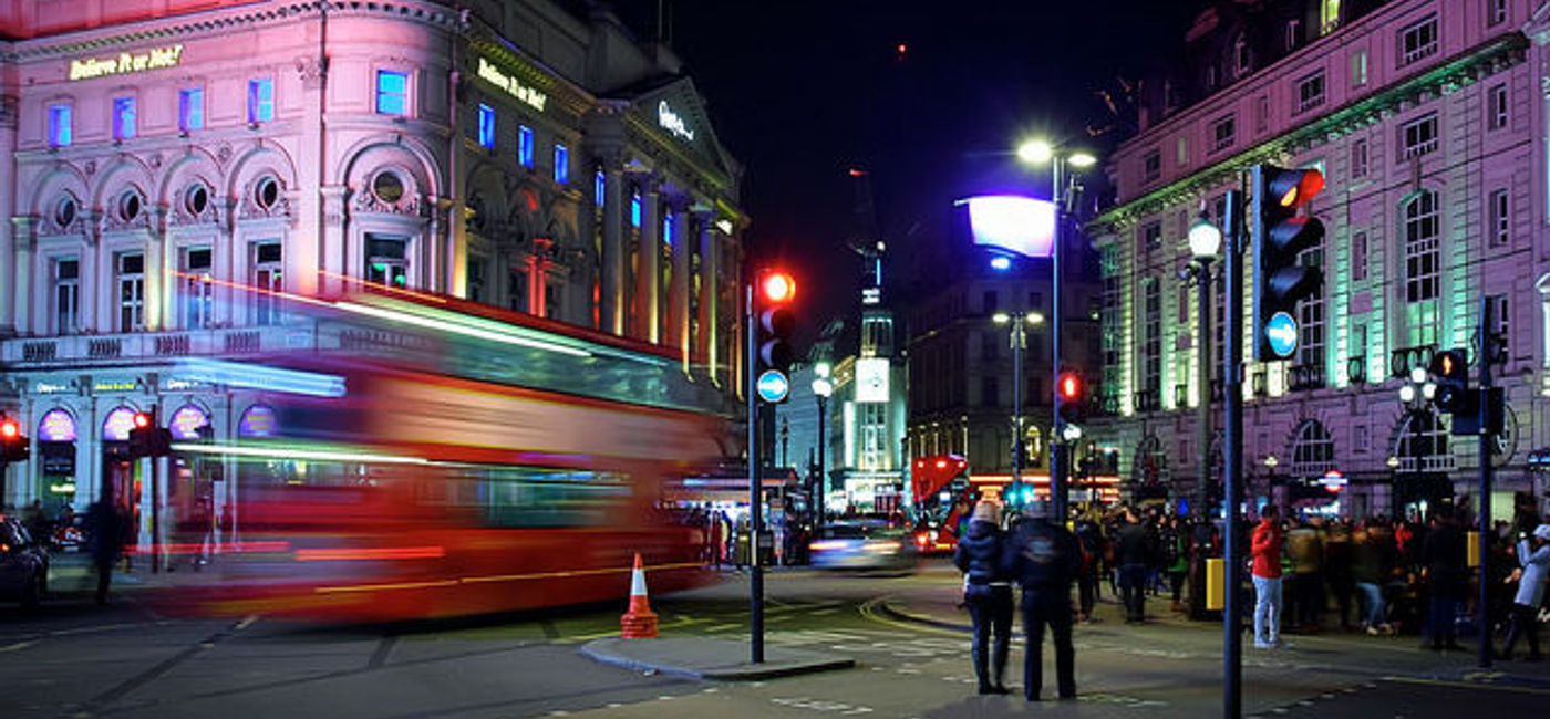 Image: PHOTO: London at night. (Photo via Flickr/Pedro Szekely)