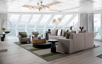 Celebrity Beyond Iconic Suite designed by Kelly Hoppen.