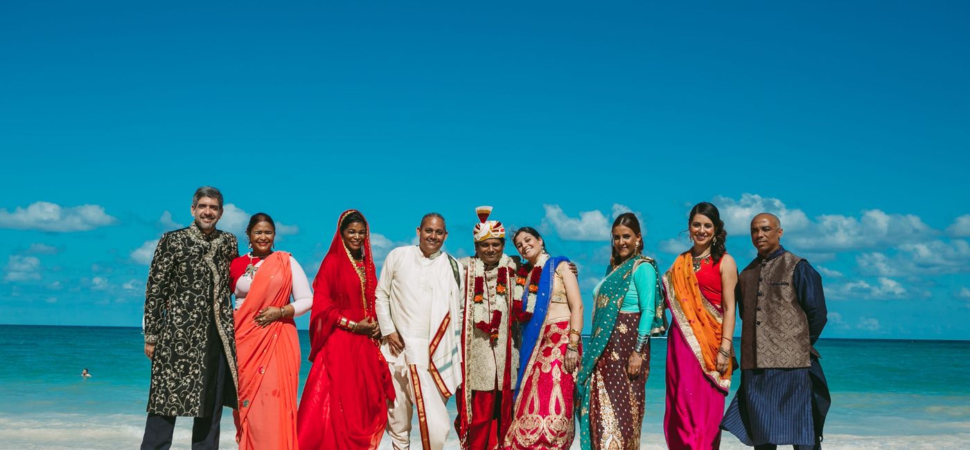 Image: A South Asian wedding in the Caribbean. (photo via Princess Hotels & Resorts)