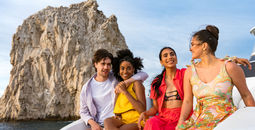 Family visiting Los Cabos