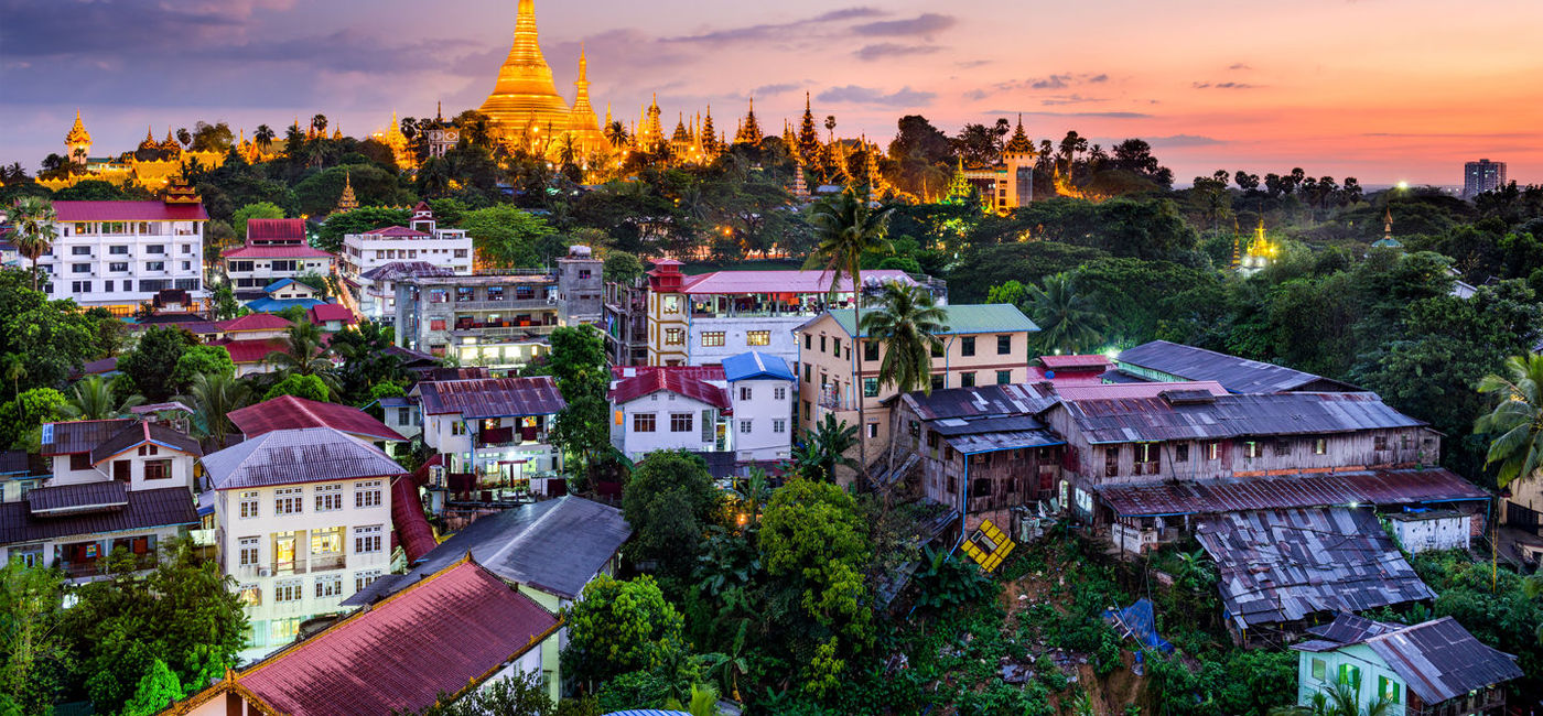 Image: Yangon, Myanmar skyline with Shwedagon Pagoda. (SeanPavonePhoto)