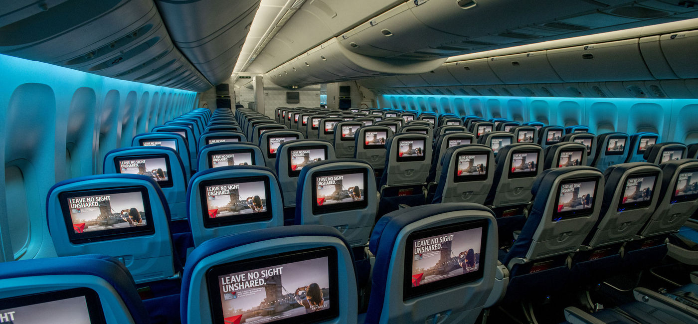 Image: PHOTO: Delta seatback screens. (Photo courtesy of Delta)