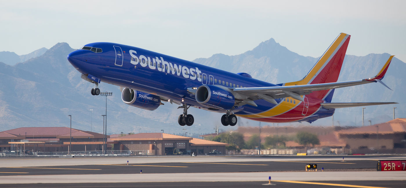 Image: Southwest Boeing 737 at Phoenix Sky Harbor International Airport. (photo courtesy of Southwest Airlines)