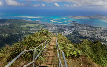 The Haiku Stairs, Stairway to Heaven, Oahu, Hawaii