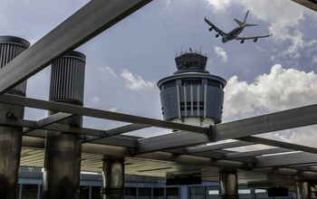 LaGuardia, plane, airport, tower