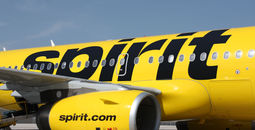 Spirit Airlines plane.