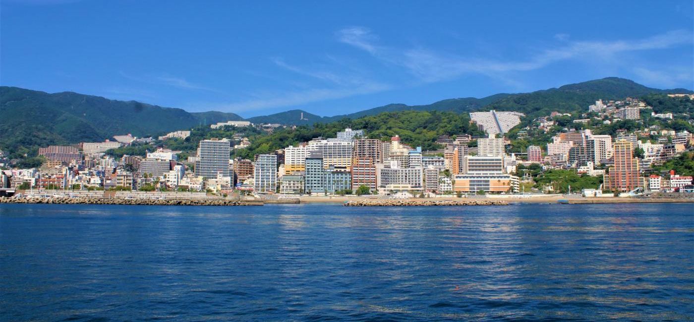 Image: View of Atami City from the coast. (photo via Tourism Shizuoka Japan) ((photo via Tourism Shizuoka Japan))