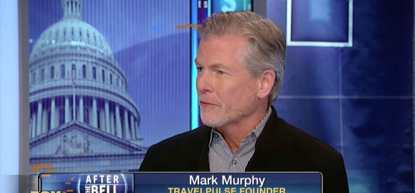Image: travAlliancemedia president and CEO Mark Murphy on Fox Business (Mark Murphy)