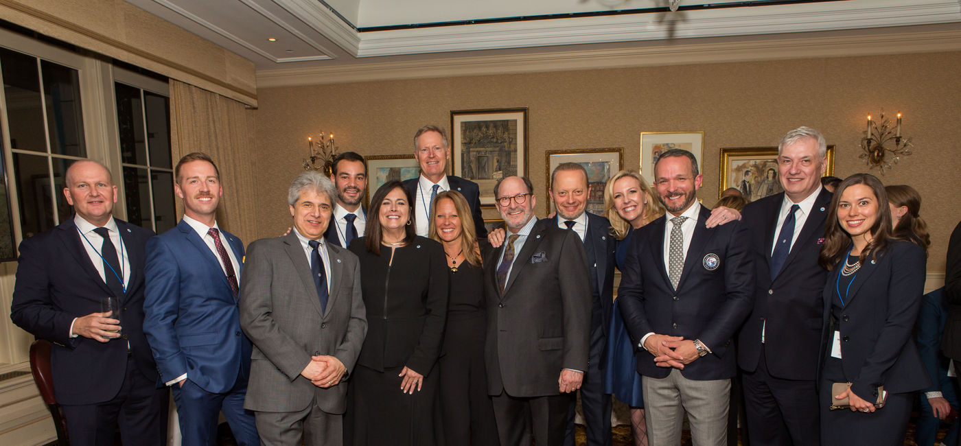 Image: PHOTO: Guy Young, Brett Tollman, Richard Launder and the Uniworld sales team. (photo courtesy of The Travel Corporation)