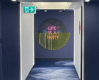 W Hotel Toronto hallway art