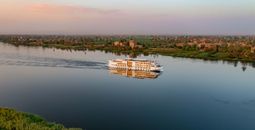 Viking river ship in Egypt.