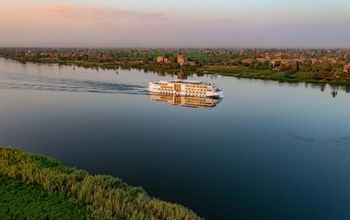 Viking river ship in Egypt.