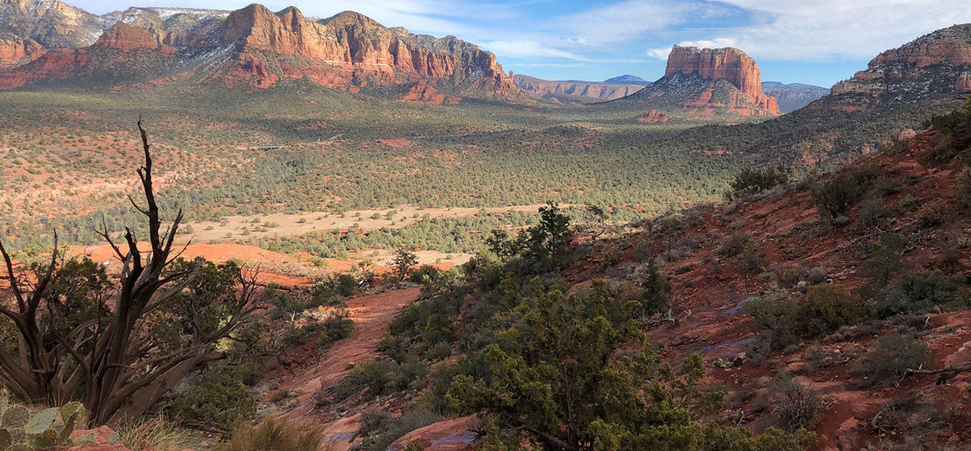 Image: Sedona's Cathedral Rock trail is one of the most popular in the region, and hikers are rewarded with views like this. (Photo by Paul Heney) (Photo by Paul Heney.)