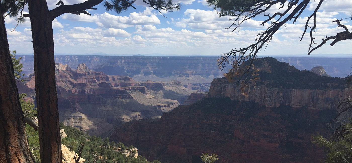 Image: The Grand Canyon's North Rim has plenty of trails that follow the rim, giving jaw-dropping views at nearly every turn. (Photo by Paul Heney) (Photo Credit: Photo by Paul Heney.)