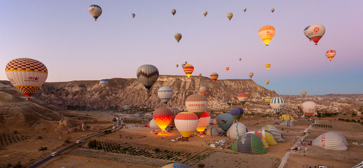 Image: Hot air balloons over Cappadocia, Turkey (photo courtesy Exodus Travels)
