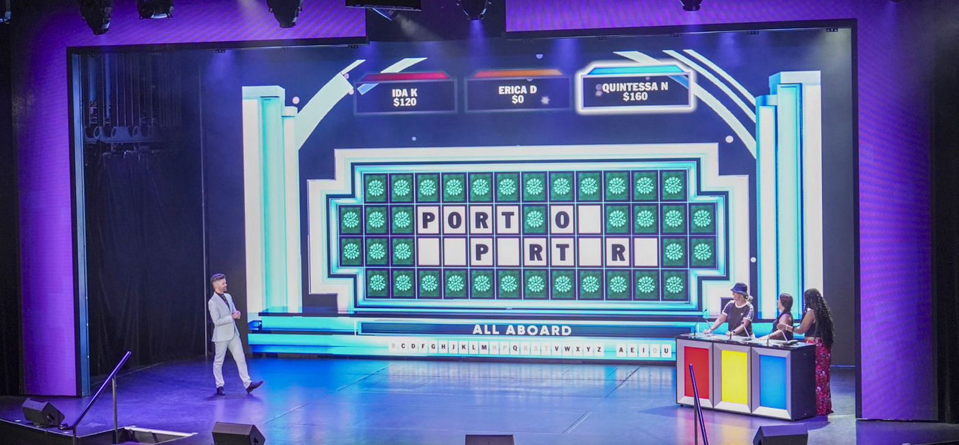 Image: Wheel of Fortune Interactive. (Photo Credit: Norwegian Cruise Line)