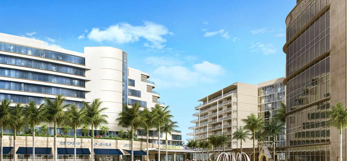 Image: A combination Margaritaville Resort and One Particular Harbour condo complex should open in Nassau, the Bahamas in spring of 2020. (One Particular Harbour, The Pointe, Nassau, Bahamas)