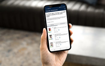 United's newest pre-order food and beverage option on the United app.
