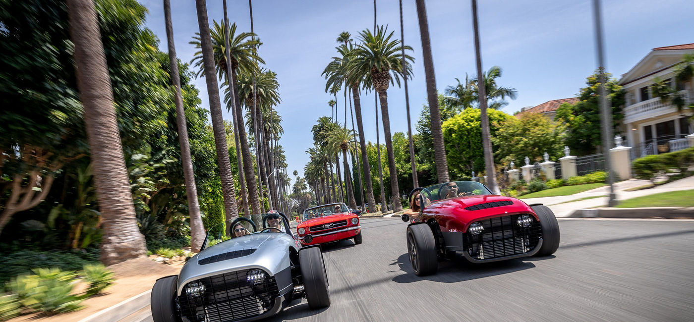 Image: PHOTO: Mustang and Vanderhall Carmel. (photo via Exotics Racing)